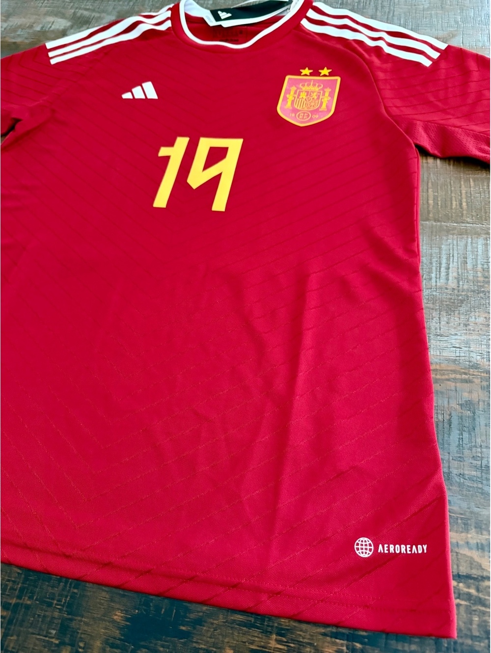 2 Starts World Champions Lamine Yamal Spain Adidas Jersey Women XL
